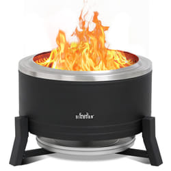 BIGHORN Smokeless Fire Pit 2in1 Low Smoke Bonfire, Ideal for Camping