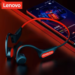 Lenovo X3 Pro Bone Conduction Earphone TWS Fone Bluetooth Wireless Headphone Driving Cycling Earbuds Sports Running Headset - White