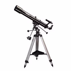 Sky-Watcher Evostar 90/900 EQ2, Black, Aluminium, Manual, 12 kg, 9 cm