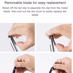 Xiaomi Fizz Aluminum Alloy Utility Knife Metal Blade Self-locking Design Sharp Angle with Fracture Knife Cutter - black