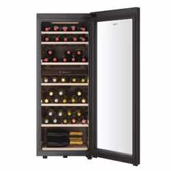 Haier Wine Bank 50 Serie 7 HWS77GDAU1 Compressor wine cooler Freestanding Black 77 bottle(s) - Additional view 7