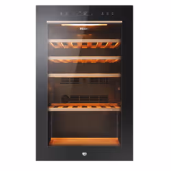 Haier Wine Bank 50 Serie 5 HWS49GA(UK) Compressor wine cooler Freestanding Black 49 bottle(s)