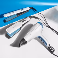 Remington Shine Therapy Hair Straightener w/ Advanced Ceramic coating infused with Moroccan Argan Oil for sleek & smooth glide, Digital display, S8500