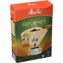 Melitta Original Coffee Filters, 80 per Box, Size 1x4, For Filter Coffee Machines, Natural Brown