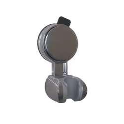 iooioo Suction Shower Head Holder  Relocatable Handheld Showerhead Holder  Withstand 20 LBS  Chrome