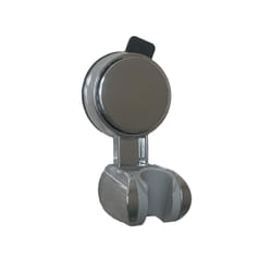 iooioo Suction Shower Head Holder  Relocatable Handheld Showerhead Holder  Withstand 20 LBS  Chrome