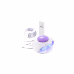 Minisized Nail Dryer with Fan and 3 LED Light for Regular Nail Polish Lamp AG0889N