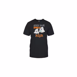 Ghost Keep Your Spirits High Halloween T-Shirt - S