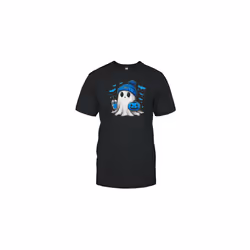 Halloween Los Angeles Chargers NFL Football Fan Ghost With Pumpkin T-Shirt - XXL