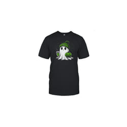 Halloween Seattle Seahawks NFL Football Fan Ghost With Pumpkin T-Shirt - S