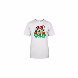 Ghouls Will Be Ghouls Witch Halloween T-Shirt - XL