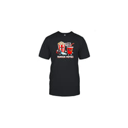 Popcorn And Coca Let'S Watch Horror Movies Spooky Halloween T-Shirt - M