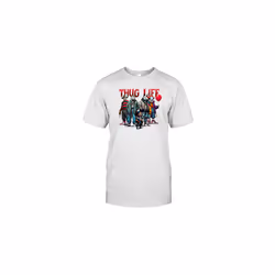 Halloween Horror Thug Life Movie Characters T-Shirt - L