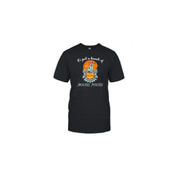 Black Cat Moon Halloween Costume Bunch Of Hocus Pocus T-Shirt - XL