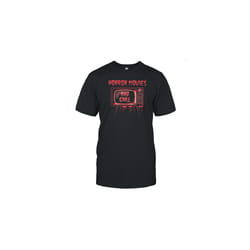 Horror Movies And Chill Distressed , Boo Halloween Spooky Season Pumpkin T-Shirt - M