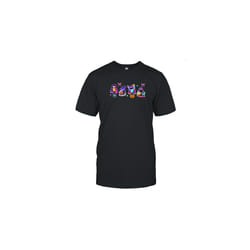 Neon Lights Ghost Halloween Bougie Ghost T-Shirt - S