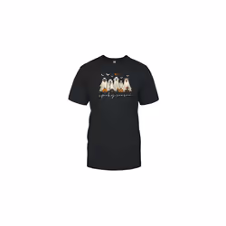 Retro Сute Ghost Dog Halloween Dog Spooky Season T-Shirt - S