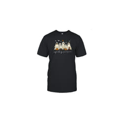 Retro Ð¡ute Ghost Dog Halloween Dog Spooky Season T-Shirt - XL