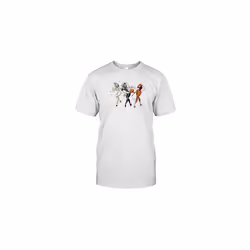 Cowgirl Ghost Western Halloween T-Shirt - L