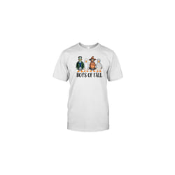 Cute Boys Of Fall Ghost Ducks Fall Pumpkins Halloween Ducks T-Shirt - XXXL