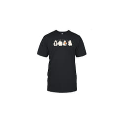 Cute Ghost Cats Halloween T-Shirt - S