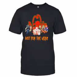 Horror Movie Characters Arby's Not For The Weak Halloween 2023 T-shirt - XXXL