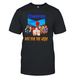 Horror Movie Characters Chevron Not For The Weak Halloween 2023 T-shirt - XXL