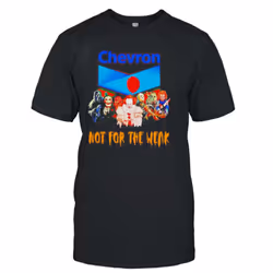Horror Movie Characters Chevron Not For The Weak Halloween 2023 T-shirt - XXXL