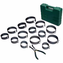 Piston Ring Compressor Cylinder Installer w/ Plier & 14 bands tool set