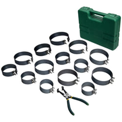 Piston Ring Compressor Cylinder Installer w/ Plier & 14 bands tool set