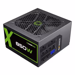GAMEMAX GX850W Modular 80 Plus Gold Black Power Supply with 120mm FDB