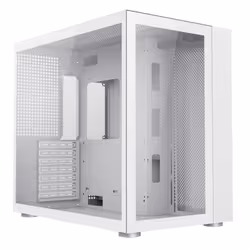 GAMEMAX Infinity Mid-Tower ATX PC White Gaming Case With Tempered Glas