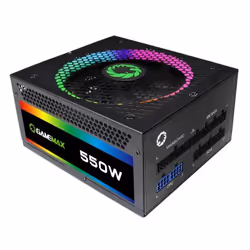 GAMEMAX 550W Modular RGB Gold 80 Plus 14cm RGB Fan