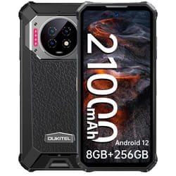 Oukitel WP19 17.2 cm (6.78") Dual SIM Android 12 4G USB Type-C 8 GB 256 GB 21000 mAh Black