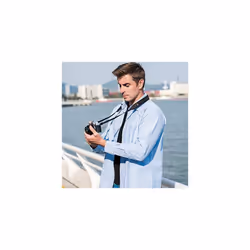 Anti-slip Soft Neoprene Camera Strap Shoulder Neck Strap for Nikon Canon Sony Fujifilm Olympus All DSLR SLR Camera - Black