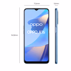 OPPO A16 16.6 cm (6.52") Dual SIM Android 11 4G USB Type-C 3 GB 32 GB 5000 mAh Blue