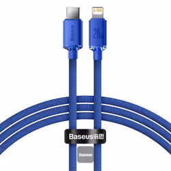 Baseus CAJY000203, 1.2 m, Lightning, USB C, Male, Male, Blue