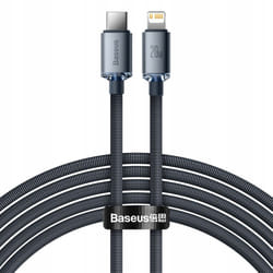 Baseus CAJY000301 mobile phone cable Grey 2 m USB C Lightning
