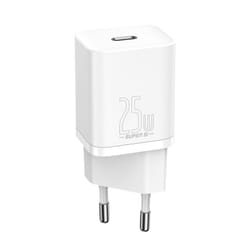 Baseus CCSP020102 mobile device charger Universal White AC Indoor