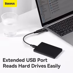 Baseus Ingenuity Series Mini OTG Adaptor Type-C to USB-A 3.1 - blue