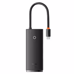 Baseus WKQX040001, USB Type-C, HDMI, USB 3.2 Gen 1 (3.1 Gen 1) Type-A, USB 3.2 Gen 1 (3.1 Gen 1) Type-C, Black, 1 pc(s)