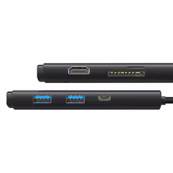 Baseus WKQX050001 interface hub USB Type-C 5000 Mbit/s Black