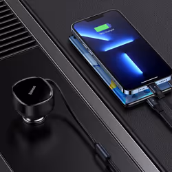 Baseus Enjoyment Smartphone Black Cigar lighter Fast charging Auto - Additional view 7