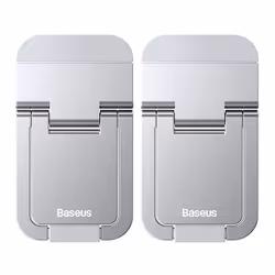 Baseus Slim Laptop Kickstand Mini Portable Laptop Stands - Silver, 2pcs