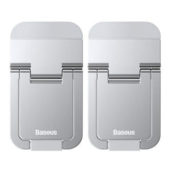 Baseus Slim Laptop Kickstand Mini Portable Laptop Stands - Silver, 2pcs