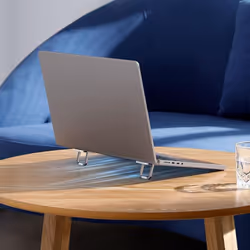 Baseus Slim Laptop Kickstand Mini Portable Laptop Stands - Silver, 2pcs