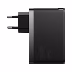 Baseus GaN5 Pro Fast Charger Dual Type C+USB 140W Charger for iPhone Xiaomi Laptop Tablet - black