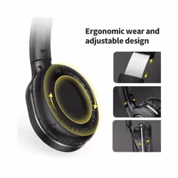 Baseus D02 Pro Wireless Bluetooth 5.3 Headphones - White - Additional view 4
