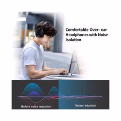 Baseus D02 Pro Wireless Bluetooth 5.3 Headphones - Pink