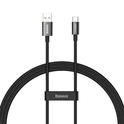 Baseus Superior Series (SUPERVOOC) 65W Fast Charging Data Cable USB to Type-C Cable - black, 1m